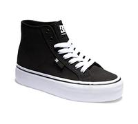 Dc Shoes Femme Plateforme Manuelle Hi Basket, Noir/Blanc, 42 EU