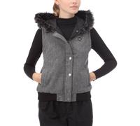 DC Shoes Garth Hooded Vest Jacket - Veste - Femme - Noir - L