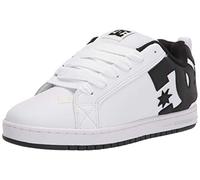 Dc Shoes Homme Court Graffik Casual Low Top Skate Shoe Sneaker Chaussure, Bianco Nero E Nero, 41 EU
