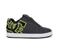DC Shoes Homme Court Graffik Chaussure de Skate, Gris/Noir/Vert, 44.5 EU