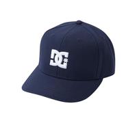 Casquette DC Shoes Empire Snap bleu marine blanc.