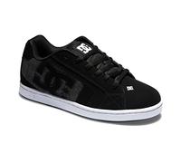 Dc Shoes Homme Net-Leather Shoes for Men Basket, Black Armor Black, 42.5 EU