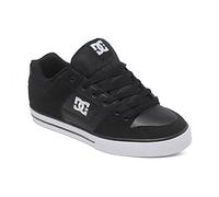 DC Shoes Homme Pure Chaussure de Skate, Nero Bianco E Nero, 42 EU