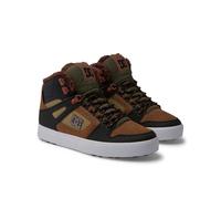 Dc Shoes Homme Pure High-Top Basket, Marron, Vert, 45 EU