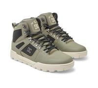 Dc Shoes Homme Pure High-Top WR Boot Chaussure Bateau, Vert/Noir/Blanc, 46.5 EU