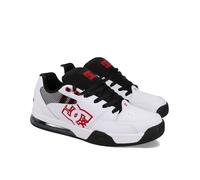 DC Shoes Homme Versatile Basket, Blanc/Noir/Rouge, 44.5 EU