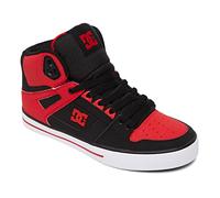 DC Shoes Homme WC Haut Pur Chaussure de Skate, Rouge Ardent, Blanc, Noir, 47 EU
