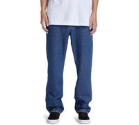DC Shoes Homme Worker Straight Denim Rid Jeans, Bleu - Indigo Dark, 34W / 34L EU