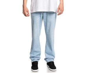 DC Shoes Homme Worker Straight Denim Ril Jeans, Indigo Clair, 32W / 32L EU