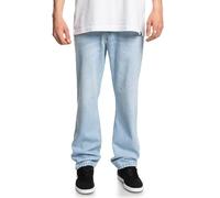 DC Shoes Homme Worker Straight Denim Ril Jeans, Indigo Clair, 33W / 34L EU