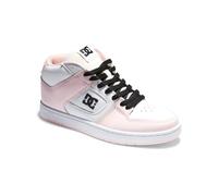 DC Shoes Manteca 4 Mid - Chaussures Mid Top en Cuir - Femme - 36 - Rose.