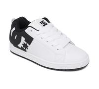 DC Shoes Men’s Leather Court Graffic Sneaker Colour White/Black