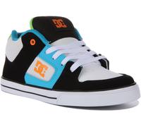 Dc Shoes Mesh Unisexe Enfant Baskets Noires Bleues Jeunes UK 3 - 6