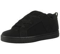 DC Shoes Mixte Court Graffik-Low-Top Shoes for Men Chaussures de Skateboard, Black, 44.5 EU