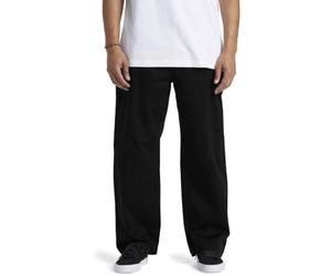 DC Shoes Pantalon Chino Ample de Travail, Noir, 34W / 34L Homme