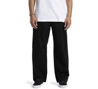 DC Shoes Pantalon Chino Ample de Travail, Noir, 38W / 34L Homme
