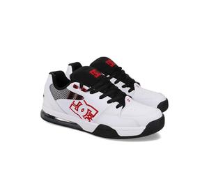 DC Shoes Polyvalent, Baskets Homme, 111 White Black Red, 40 EU