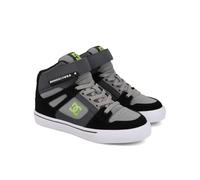 DC Shoes Pure High-Top EV - Chaussures en Cuir Montantes - Enfant - 34 - Gris.
