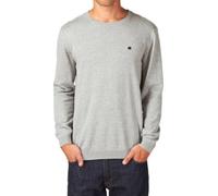 DC Shoes Sabotage - Sweat-Shirt - Manches Longues - Homme - Gris (Heather Grey) - Large (Taille Fabricant: L)