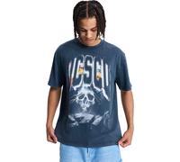 Dc Shoes Skull Storm Short Sleeve T-shirt Bleu XL Homme
