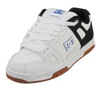 DC Shoes STAG Baskets de Skate Blanc Noir Homme - 40.5 EU