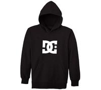 DC Shoes Star - Sweat-shirt à capuche - Garçon - Noir (Black) - FR: 12 ans (Taille fabricant: M)
