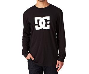 DC Shoes Star - T-shirt - Uni - Col ras du cou - Manches longues - Homme