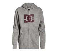DC Shoes Star ZH by B Sweat-Shirt à Capuche Garçon, Gris (Heather Grey), FR: 10 Ans (Taille Fabricant: 10 Ans)