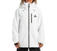 DC Shoes - Veste de snowboard - Basis 30K Jacket White Black pour Homme - Taille S - Blanc Blanc S