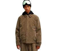 DC Shoes - Veste isolante imperméable en velours côtelé - Snow Chief Jacket 10K Morel - Taille M - Marron Marron M
