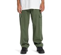 DC Shoes Worker Baggy Cargo - Chino - Homme - 34/34 - Vert.
