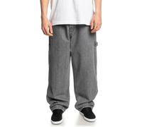 DC Shoes Worker Baggy - Pantalon Workwear en Denim - Homme - 31/32 - Gris.