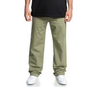 DC Shoes - Worker Relaxed Chino Pant Pantalon - Homme, Deep Lichen Green, 28 et 32