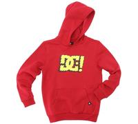 DC Shoes Zap Pow - Sweat-shirt à Capuche - Uni - Coton - Garçon - Rouge (Dp Red) - S