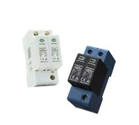 DC SPD 2P 20-40KA 600V 800V Surge Protective Device Low-voltage Arrester House Din Rail 2 Poles Protector YRSP-D2/T2 MQXFCZUX(2P 800V,White CE)