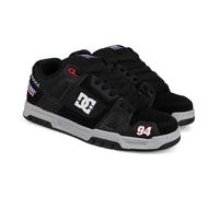 DC Stag M Shoe Xwkw, Faible Homme, Noir Gris Bleu, 44 EU