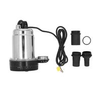 DC Submersible Water Pump 220W | High Lift 10M & Large Flow 6m³ / h | Stainless Steel Pump for Garden Pond/Swimming Pool/Aquaculture | 12V Submersible Pump with 3 Outlet Sizes