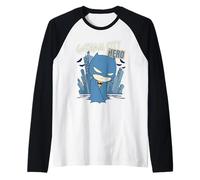 DC Super Friends Batman Gotham City Hero Manche Raglan