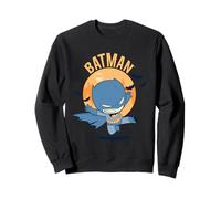 DC Super Friends Batman Jump Kick Moon Sweatshirt