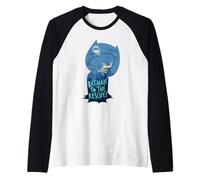 DC Super Friends Batman Swinging Silhouette Manche Raglan