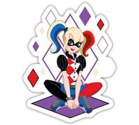 DC Super Hero Girls Harley Quinn Autocollant Sticker