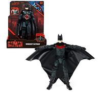 DC The Batman Le Film - Figurine 30 CM Batman Deluxe Comics - Figurine Batman Wing Suit Articulée Et Interactive 30 Cm - Effets Sonores Et Lumineux - 6060523 - Jouet Enfant 4 Ans et +