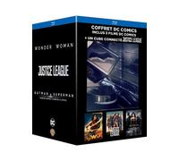 Dc Universe - Coffret 3 Films : Justice League + Wonder Woman + Batman V Superman : L'aube De La Justice - Coffret Édition Limité + Blu-Ray + Cube Connecté