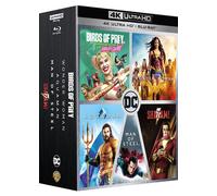 Dc Universe - Coffret 5 Films : Birds Of Prey Et La Fantabuleuse Histoire De Harley Quinn + Shazam! + Aquaman + Wonder Woman + Man Of Steel - 4k Ultra Hd + Blu-Ray
