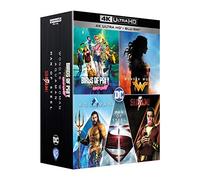 Dc Universe - Coffret 5 Films : Birds Of Prey Et La Fantabuleuse Histoire De Harley Quinn + Shazam! + Aquaman + Wonder Woman + Man Of Steel - 4k Ultra Hd + Blu-Ray