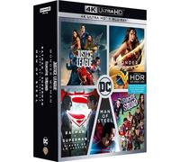 Dc Universe - L'intégrale Des 5 Films : Justice League + Wonder Woman + Suicide Squad + Batman V Superman : L'aube De La Justice + Man Of Steel - 4k Ultra Hd + Blu-Ray