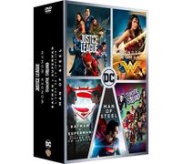Dc Universe - L'intégrale Des 5 Films : Justice League + Wonder Woman + Suicide Squad + Batman V Superman : L'aube De La Justice + Man Of Steel - Pack