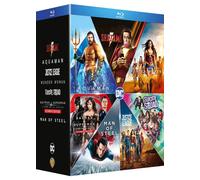Dc Universe - L'intégrale Des 7 Films : Justice League + Wonder Woman + Suicide Squad + Batman V Superman : L'aube De La Justice + Man Of Steel + Aquaman - Pack - Blu-Ray