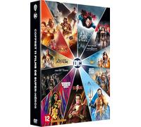 DC Universe - Man of Steel - Batman V Superman - Justice League (2) - Wonder Woman (1984) - Aquaman -Shazam (La Rage Des Dieux) - Black Adam - The Flash - COFFRET 11 DVD [DVD]