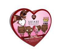 Dc Valentines - Pack 4 Figurines Pocket Pop! Choc 4 Cm